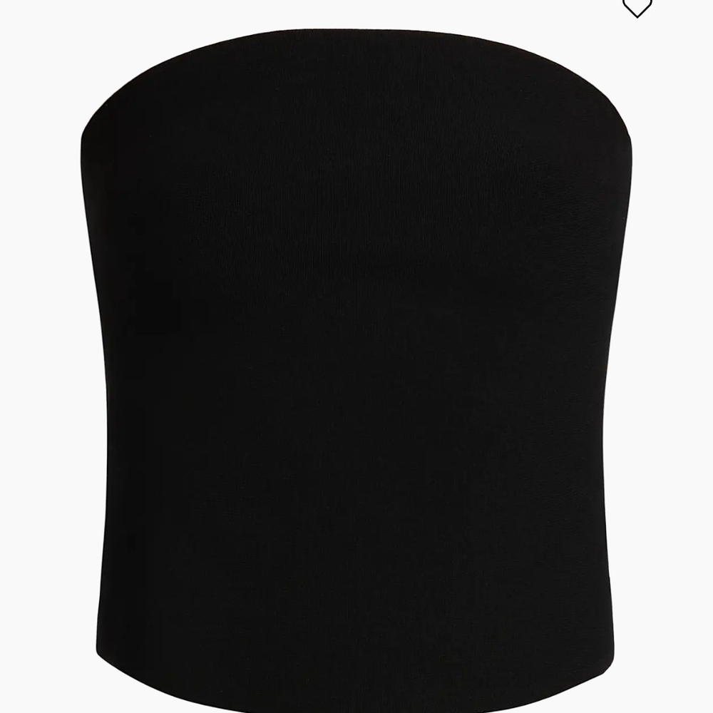 Simkhai Womens Shawn Strapless Bustier   Top Size L Black MSRP $275
